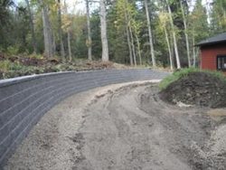 Curved Retaining Wall