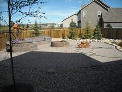 Back Yard Brick Work